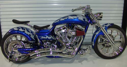 2 seater chopper motorcycle